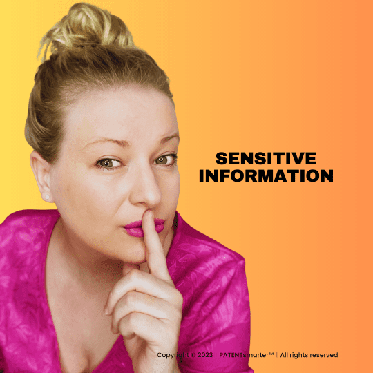 Sensitive information are should never be share - even if the networking concerns close friends.