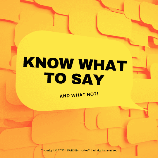 Know what you want to say and share at a networking event (and with whom) - so you don't spill the beans on something you don't want to get "out there"